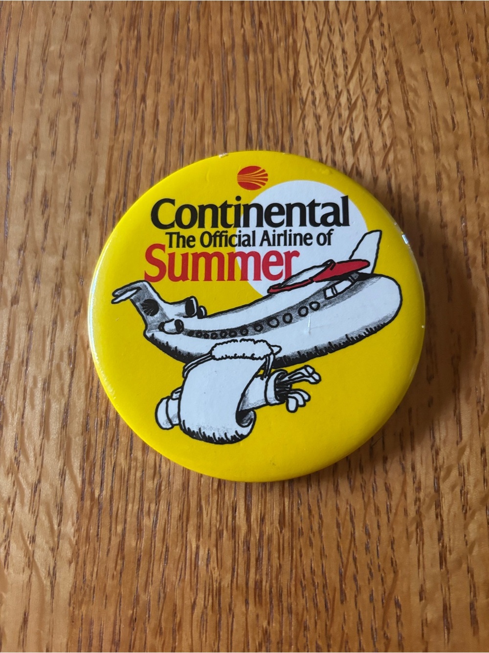 Vintage Continental Airlines button